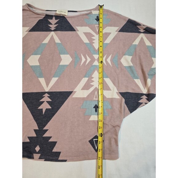Ordinary Day Womens Top Dolman sleeves Aztec print Stretch Size 3X - Picture 10 of 16